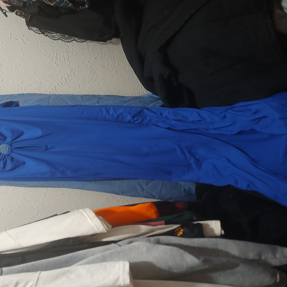 Vibrant Blue Maxi Dress